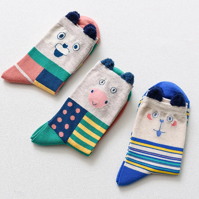 Я выгляжу как новинка забавные женские Носки с рисунком на зиму и осень милые