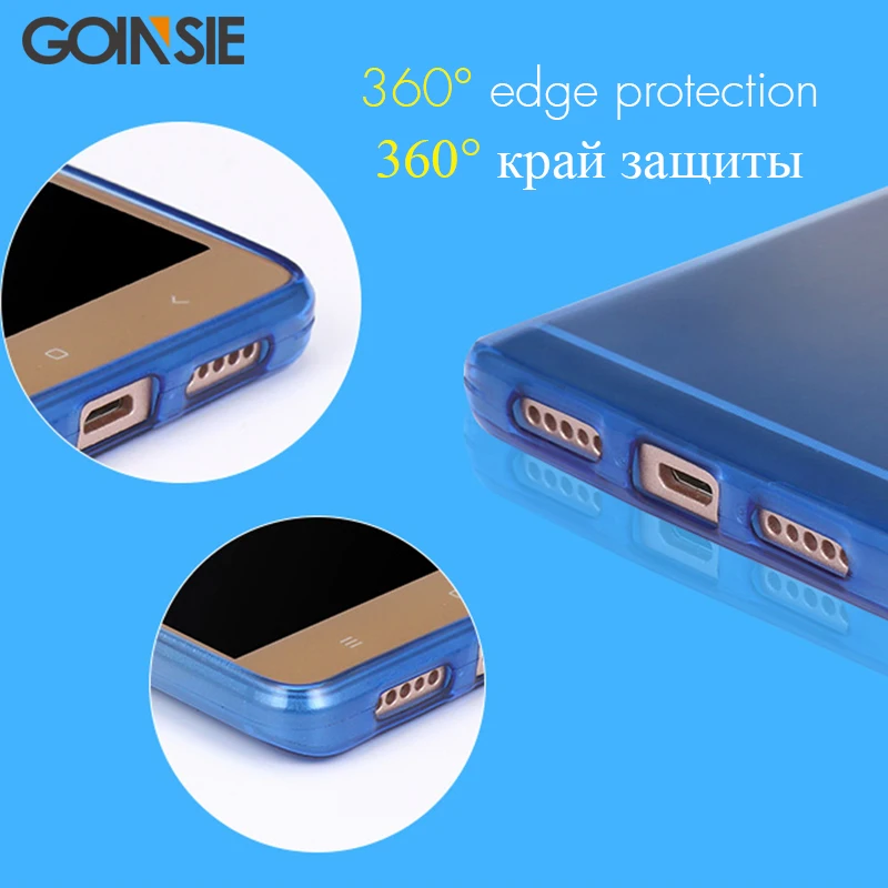 Soft Phone Case for Xiaomi Redmi 4 Pro Prime Cover Silicone 5.0&quot Gradient TPU Back Fundas Standard | Мобильные телефоны и