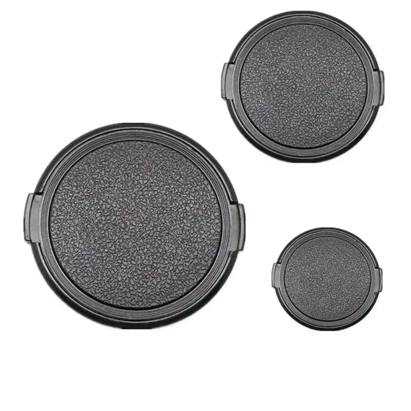 

Universal 37/40.5/43/46/49/52/55/58/62/67/72/77mm Camera Len Cover 2 Side Pinch Lens Cap Protection Cover for DSLR Lens