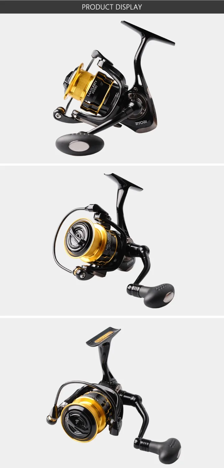 RYOBI зрелости катушки для спиннинга 2000 3000 4000 6000 8000 катушка для рыбалки pesca carretilha ryobi Катушки рыболовные колеса для морской воды