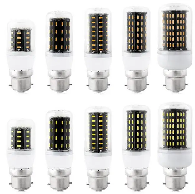 E27 E14 G9 GU10 B22 SMD 4014 Светодиодная лампа Lamparas 36 56 72 96 138 светодиодов Светодиодные лампы
