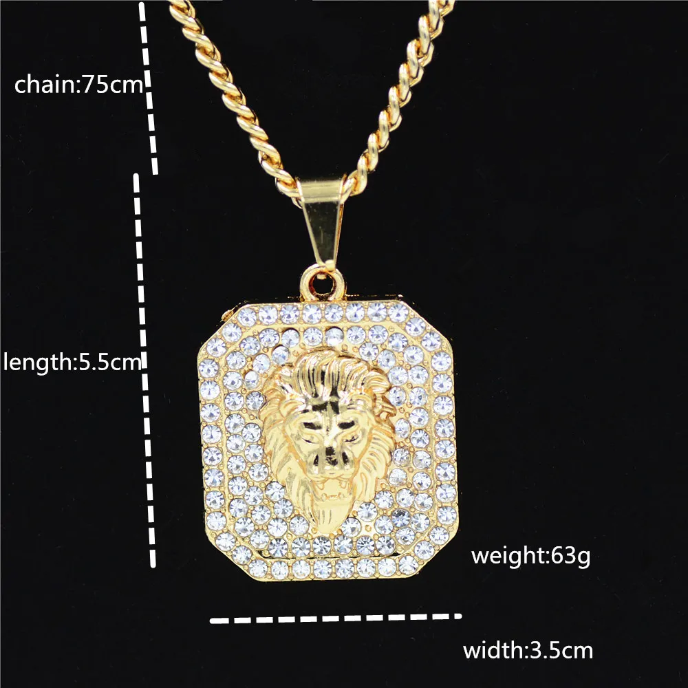 Uodesign искусственная Корона женская подвеска в стиле хип хоп цепь с франко