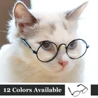 Забавные очки кошачий Глаз Крутые солнцезащитные очки для маленьких собак Хэллоуин косплей фото реквизит аксессуары для ухода за домашними животными принадлежности