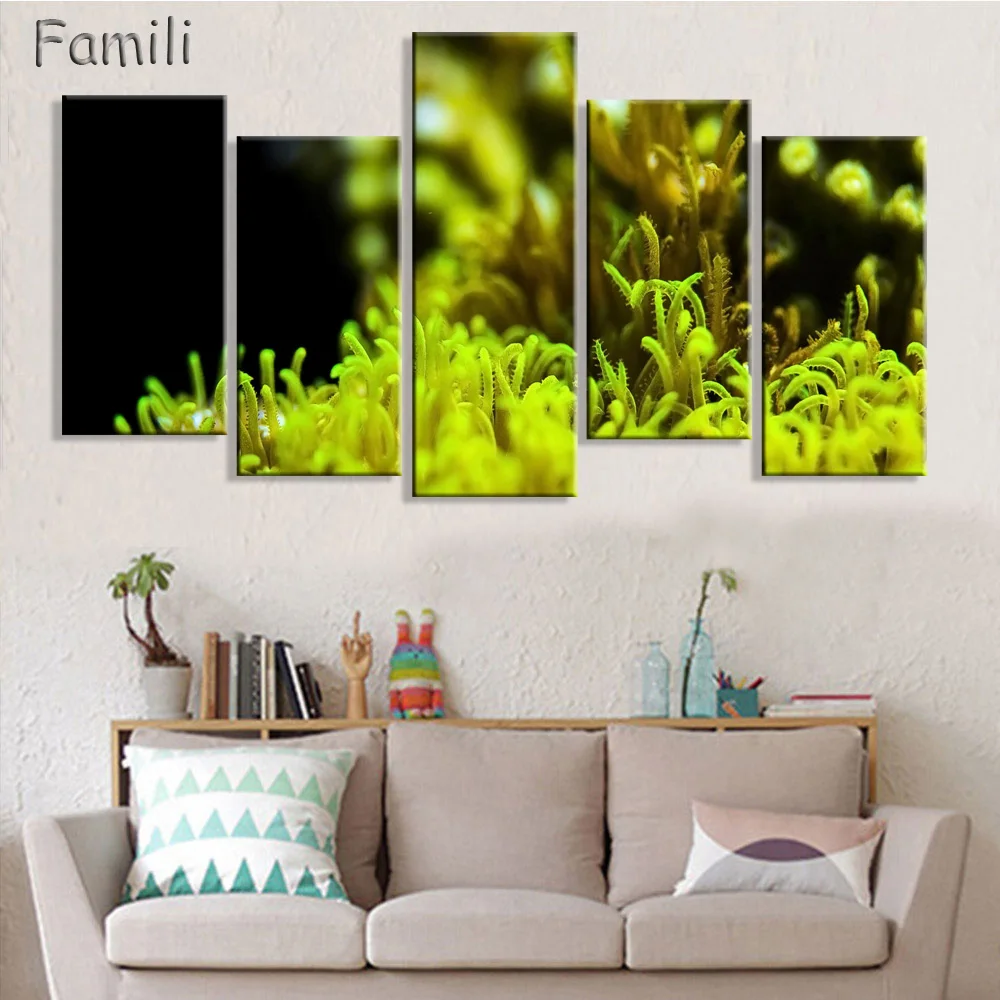 5 шт./компл. фотообои с рыбами тропические Подводные Животные мир морской волны