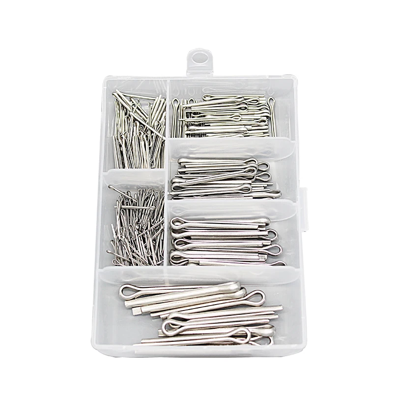 

275Pcs/set M1 M1.5 M2 M2.5 M3 GB91 304 Stainless Steel Cotter Pin Kit HW174