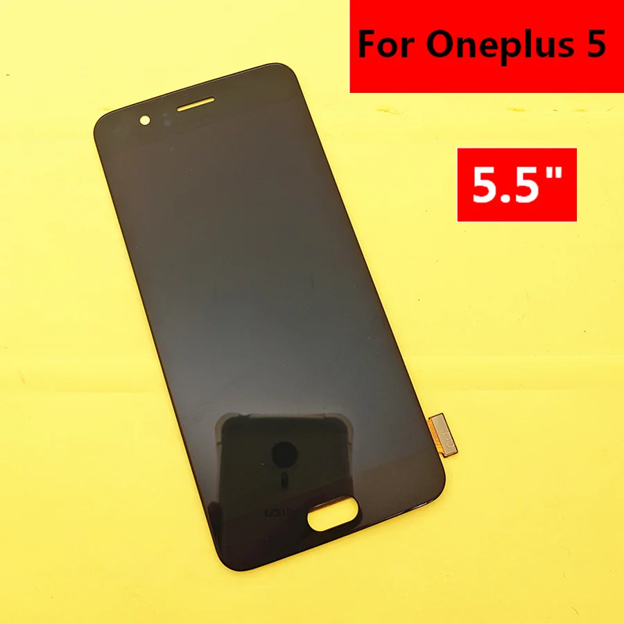 Для Oneplus 5 A5000 ЖК дисплей Дисплей + кодирующий преобразователь сенсорного экрана в