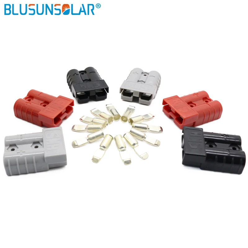 Электрическая вилка BLUSUNSOLAR 1 шт. красный/черный/серый 50 Ампер 600 вольт 8 AWG разъем