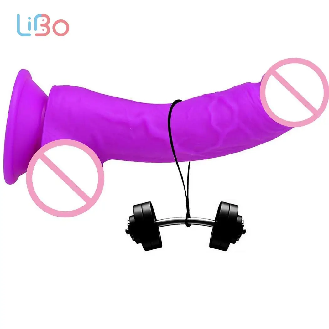 Ли Бо G Spot Силиконовые дилдо большой присоской реалистичной стимуляции Секс