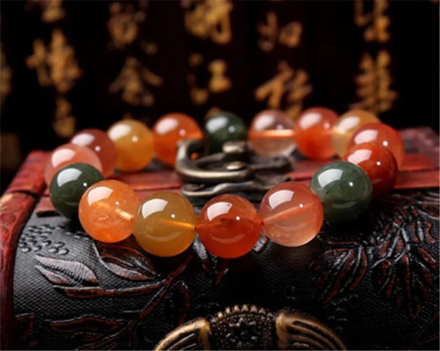 11 мм настоящие натуральные цветные Rutilated кварцевые драгоценные камни