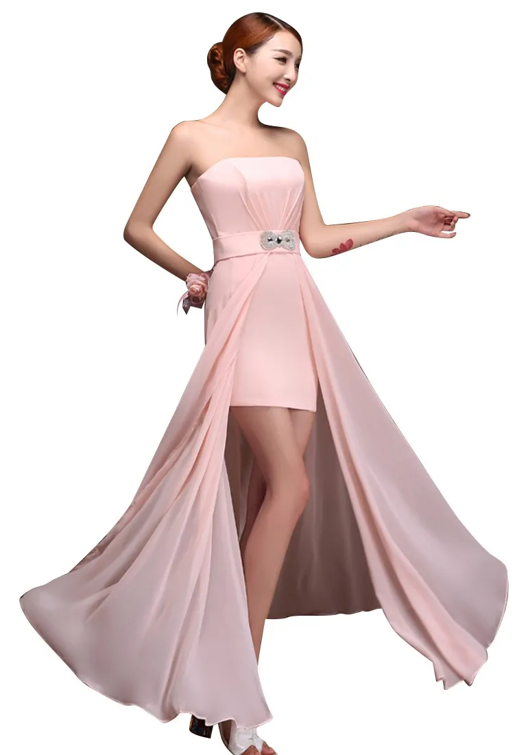 Beauty Emily,, розовые платья подружки невесты,, шифоновые платья, вечерние, свадебные, элегантные, длина до пола