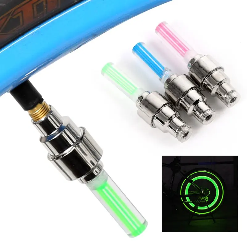 3 цвета велосипед автомобиль колесо шина колпачок спицы неоновая Вспышка