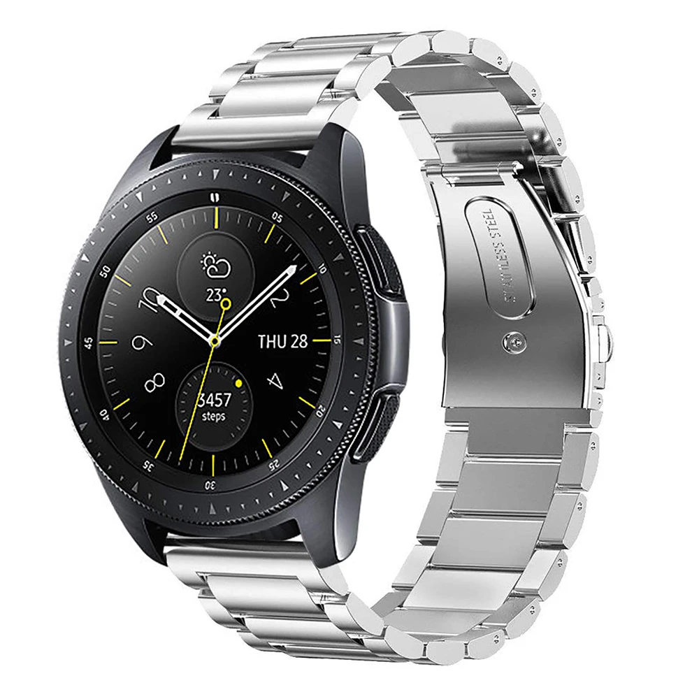 Металлический Нержавеющая сталь ремешок для наручных часов Garmin Forerunner 245 645 смарт