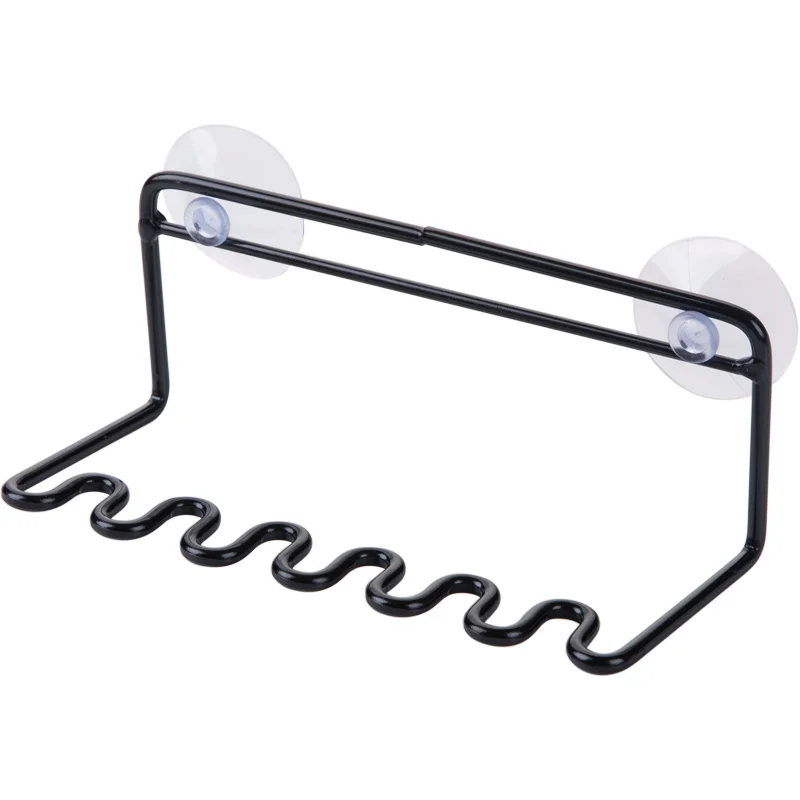 Meyjig Wrought Iron Suction Wall Toothbrush Holder Bathroom Mounted Tool Rack Seamless Cup Shelf Razor Storage | Дом и сад