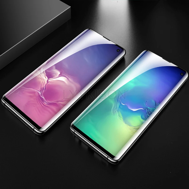 УФ закаленное Стекло для samsung Note 9 8 S6 S7 край 5D полный жидкий клей Экран протектор для samsung Galaxy S10 S9 S8 рlus lite