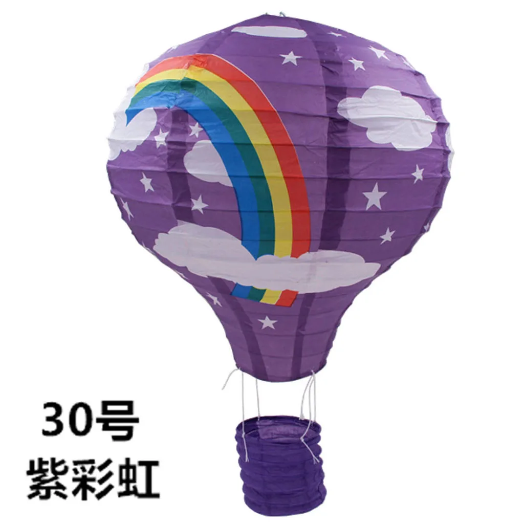 AJP 1 шт. 1" 30 см/16" 40 см Радужный воздушный шар бумажный фонарь бар decora Дети День рождения Свадьба украшения вечерние принадлежности - Цвет: NO30
