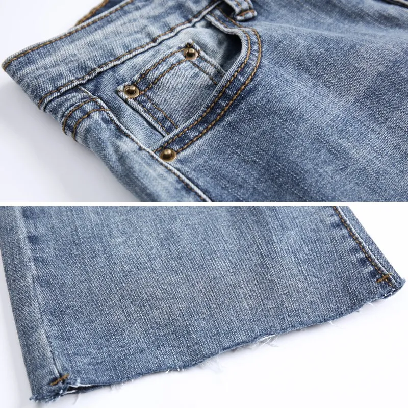 Spring Blue High Waist Jeans Woman 2019 New Korean Slim Fit Micro Flare Denim Pants Ladies Casual Vintage Wild Women | Женская одежда