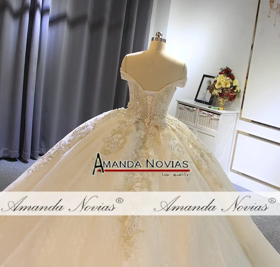 Высококачественное роскошное Бальное Платье Amanda Novias свадебное платье на заказ