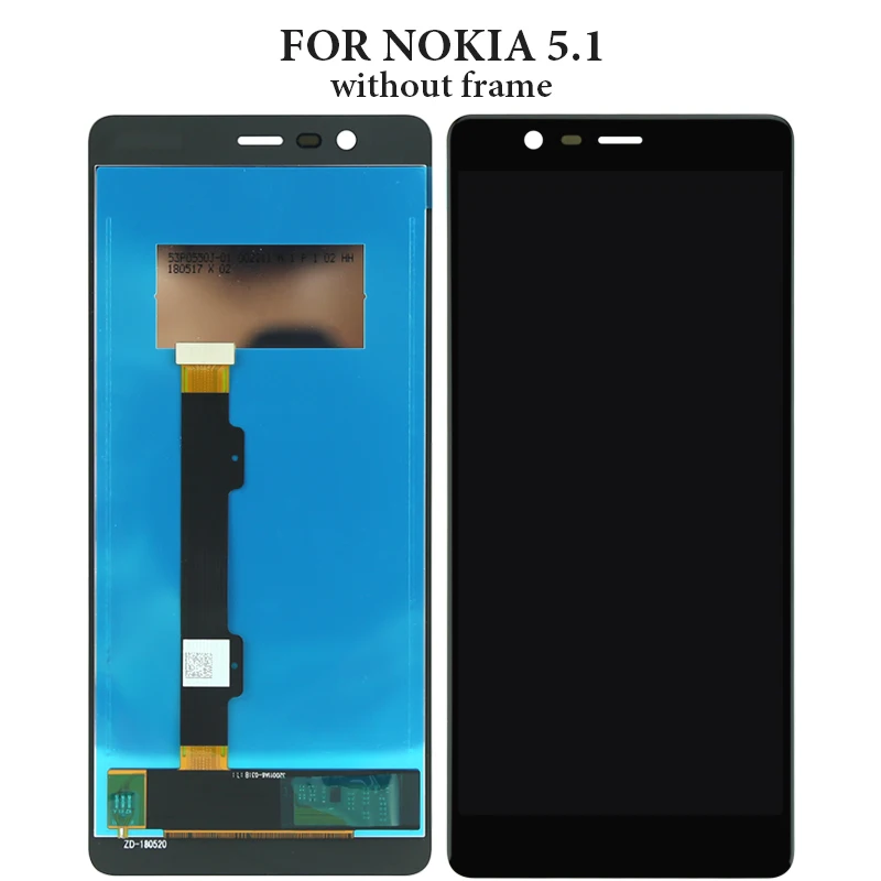 1 шт. запасной ЖК дисплей 5 дюйма для Nokia экран с дигитайзером OEM качественные