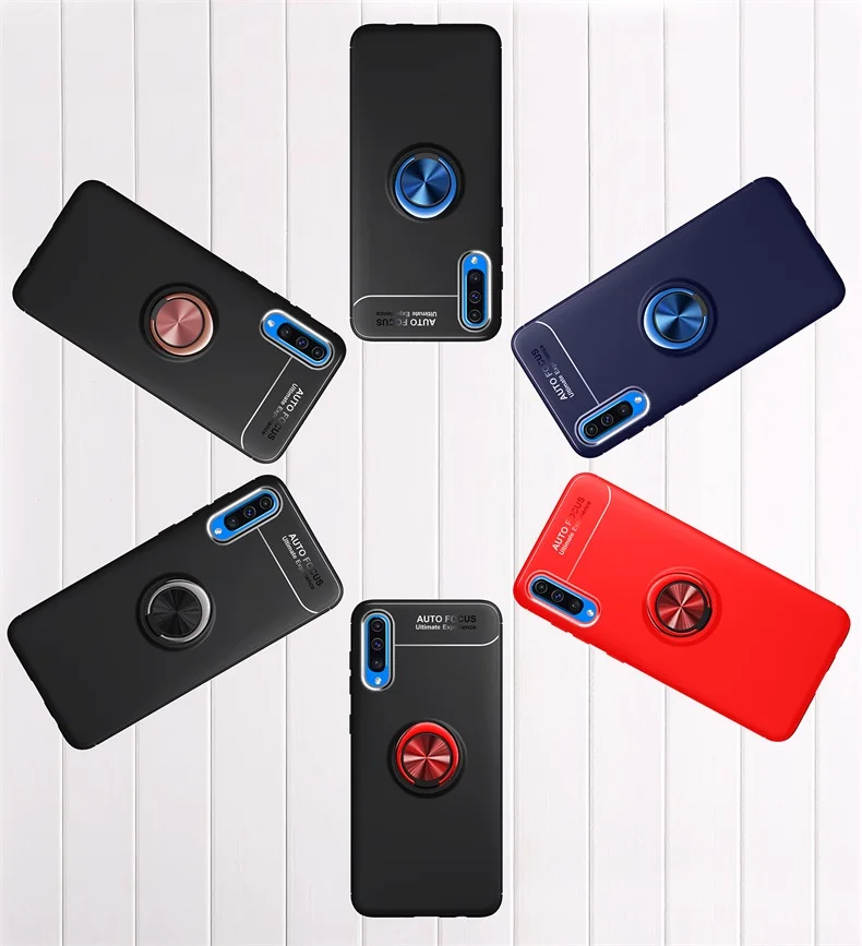 Мягкий чехол Koosuk для samsung A10, A20, A30, A40, A50, A70, автомобильный держатель, кольцо, Brackct, задняя крышка для телефона, чехол для samsung Galaxy A70, A50