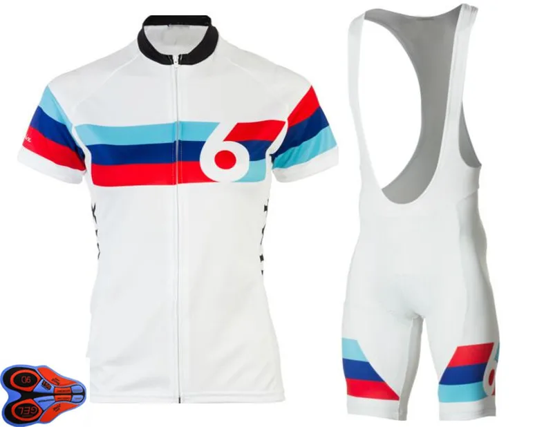 01 Профессиональная команда Твин Шесть Гонки Велоспорт Джерси 6 Ropa Ciclismo быстросохнущая Спортивная Джерси велосипедная одежда велотрусы 9D гелевая накладка - Цвет: 01