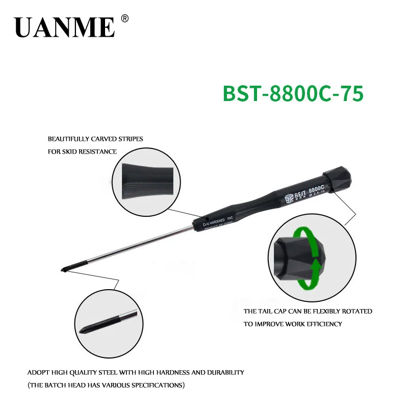 UANME Прецизионная отвертка P2 P5 1 5 Pentalobe Y 2 Tri Wing PH00 PH000 T3 T4 T5 T6 для Macbook Air Pro инструменты