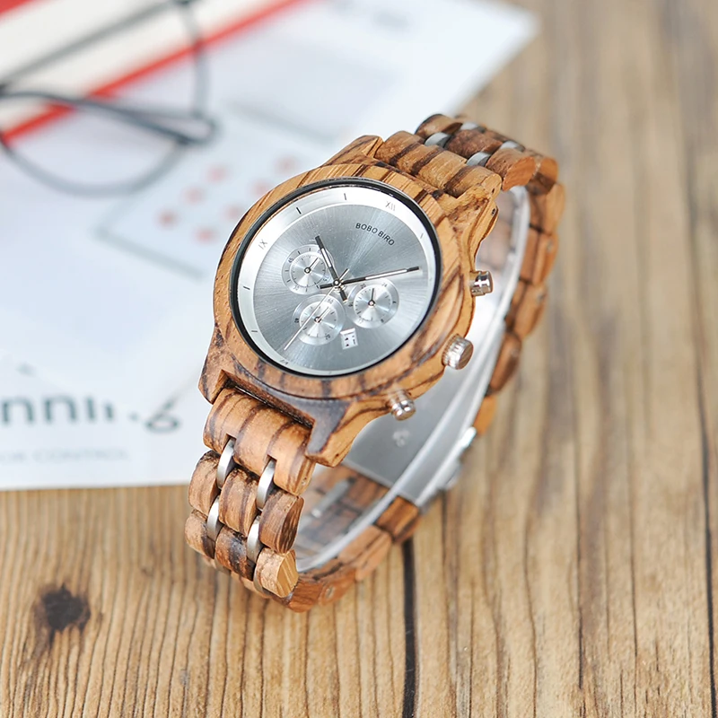 BOBO BIRD простые деревянные женские часы reloj mujer Miyota кварцевый механизм Женские часы на заказ наручные часы подарок с деревянной коробкой B-P18