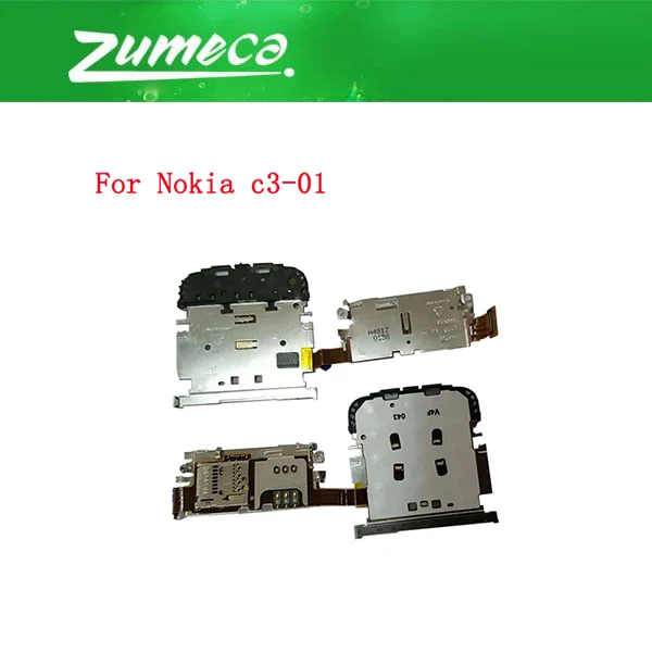 Гибкий кабель для считывания слотов sim карт AAA + качество Nokia Lumia 930 929 E52 N85 N86