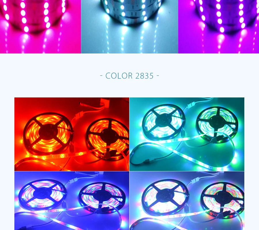 SMD RGB Светодиодная лента светодиодный светильник 5 м 10 М 5050 2835 гибкий светодиодный s светильник ing 220 В лента Диодная лента водонепроницаемый DC 12 В адаптер питания набор