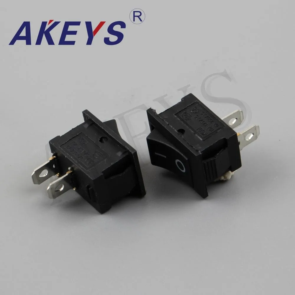 

15PCS KCD1-116A-2P 2pins 15*21mm second gear rocker switch for table lamp