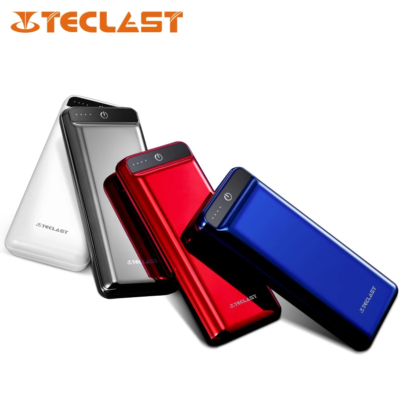 Original Teclast A20 20000mAh Powerbank Mini Dazzling colorful Ultra-thin Dual USB Interface faster 30% quick charge power bank | Мобильные