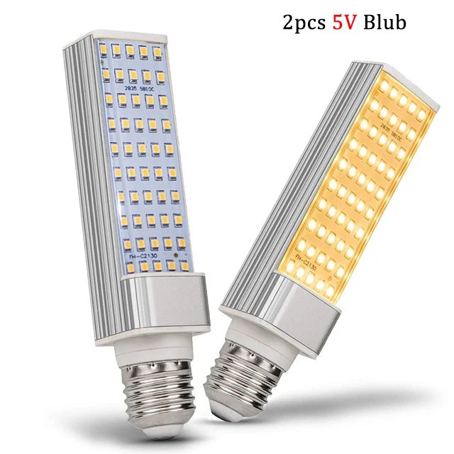 2pcs 5V Blub phytolamp 50W Led Grow Light Full Spectrum Lamp For Plant Potted Vegetable Flower 88LEDs Dimmable Plants Lamps - Испускаемый цвет: 2pcs 5V Blub