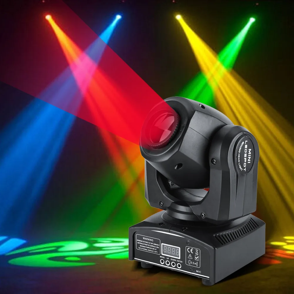 2 шт./компл. 30 Вт Светодиодный сценический светильник с подвижной головкой DMX512