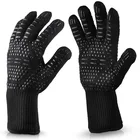 Перчатки для барбекю, барбекю, курильщик, гриль, кухонные рукавицы для гриля, пищевая, термостойкая силиконовая перчатка для духовки, Charbon De Bois