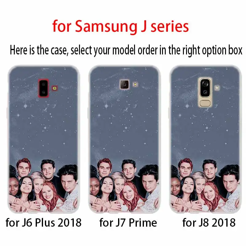 Чехол Riverdale South Side Serpents чехол из ТПУ для Samsung Galaxy J6 J8 J3 J5 J7 J4 J2 J1 Plus 2018 2016 2017 EU Prime