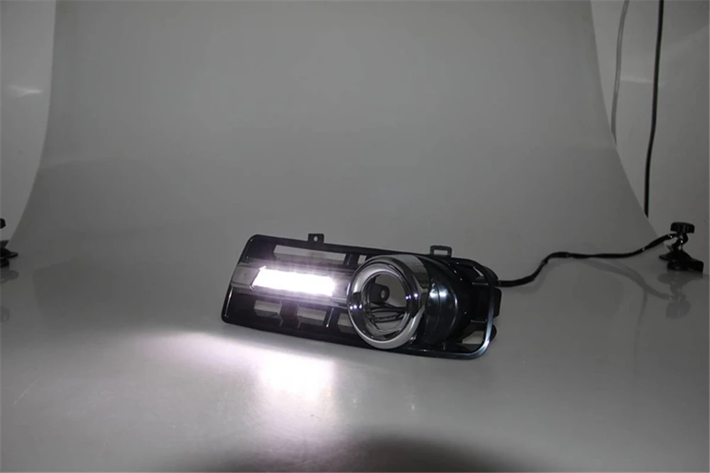 Car flashing 1Pair DRL Daytime Running light For Volkswagen VW Golf 4 MK4 1998 1999 2000 2001 2002 2003 2004 2005 Fog Lamp cover |
