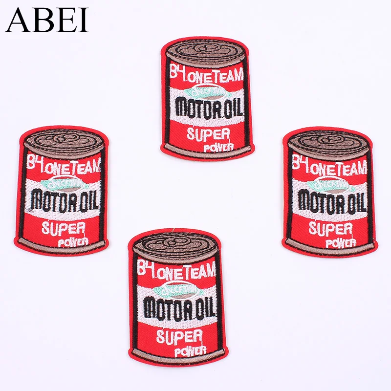 5 шт. качественные нашивки вышитые машинные масляные барабанные накладки Сделай