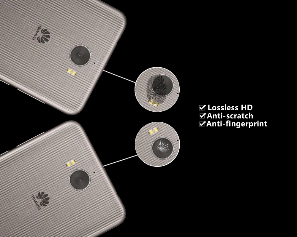 Ультра-тонкая задняя камера объектив пленка из закаленного стекла для Huawei Y5 2017