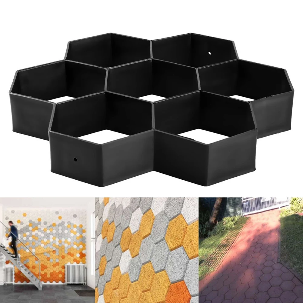 DIY патио Walk производитель трафаретов шаговый камень бетонная пайка многоразовая