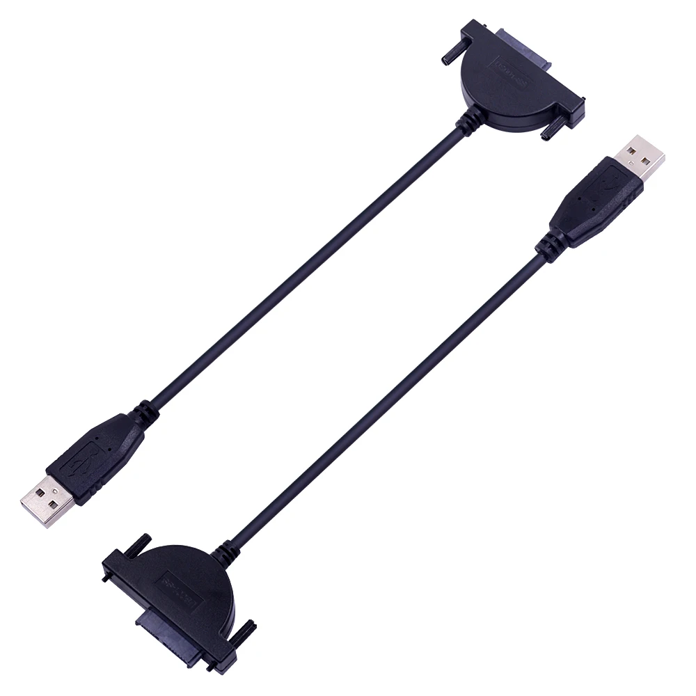 CHIPAL светодиодный индикатор USB 2 0 до 7 + 6 13Pin Mini SATA II Кабель адаптер для ноутбука CD ROM