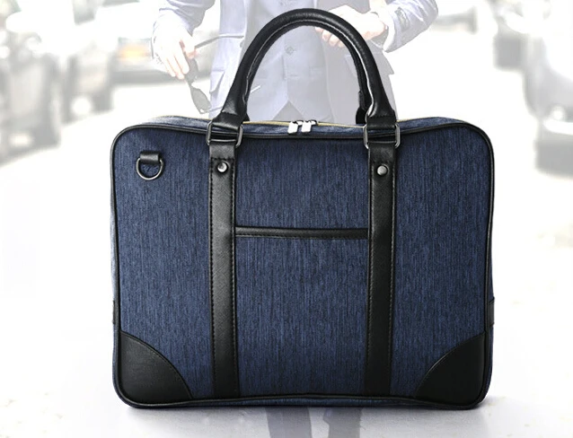 Оксфордская тканевая сумка деловой портфель для работы мужская на плечо|briefcase