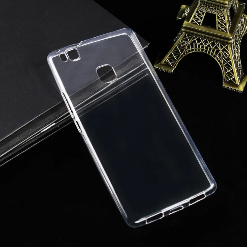 Чехол для Huawei P8 Lite Etui 5 0 &quotсиликоновый прозрачный чистый мягкий белый чехол 2&quot