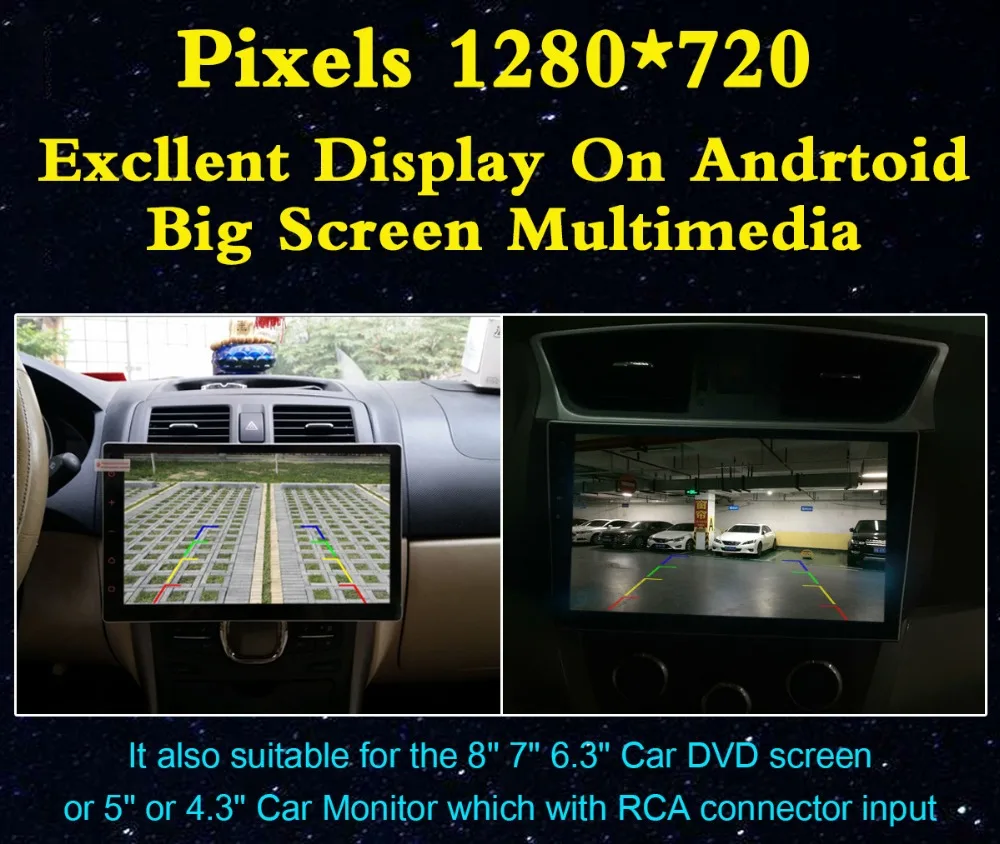 Для Mitsubishi Lancer EX 2008 2010 Pajero io автомобильный Full HD 1280*720 запасная камера заднего вида с ЖК-монитором