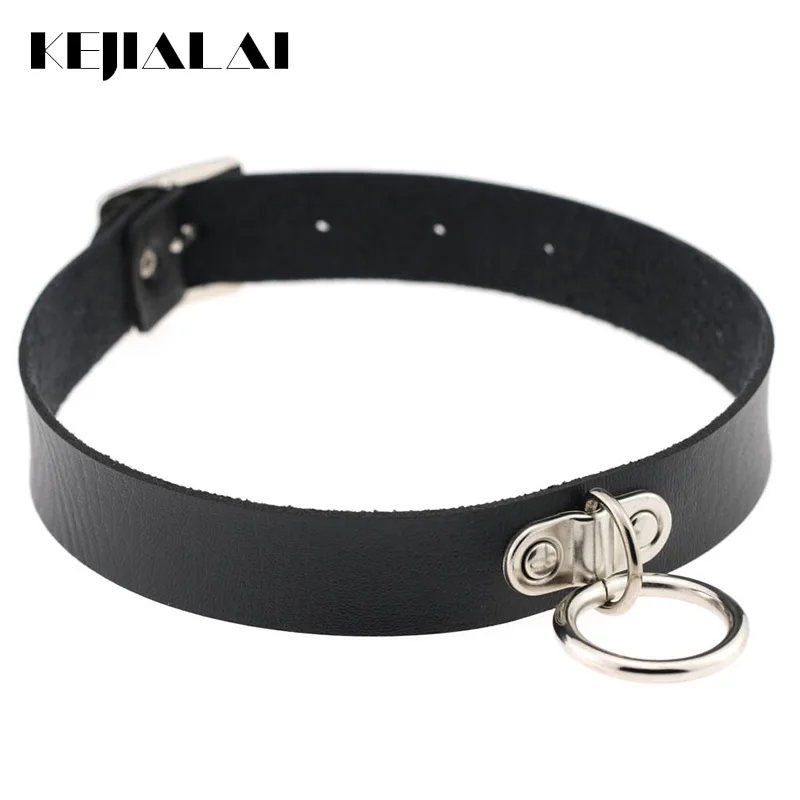 Женский браслет KJL074 простой кожаный с заклепками в стиле панк 2017|leather necklace|for