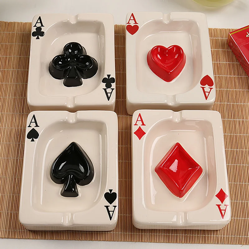 

NEWYEARNEW 1piece Ceramics Ashtray Personality Lovely Room Home Decoration Valentine Husband Gift