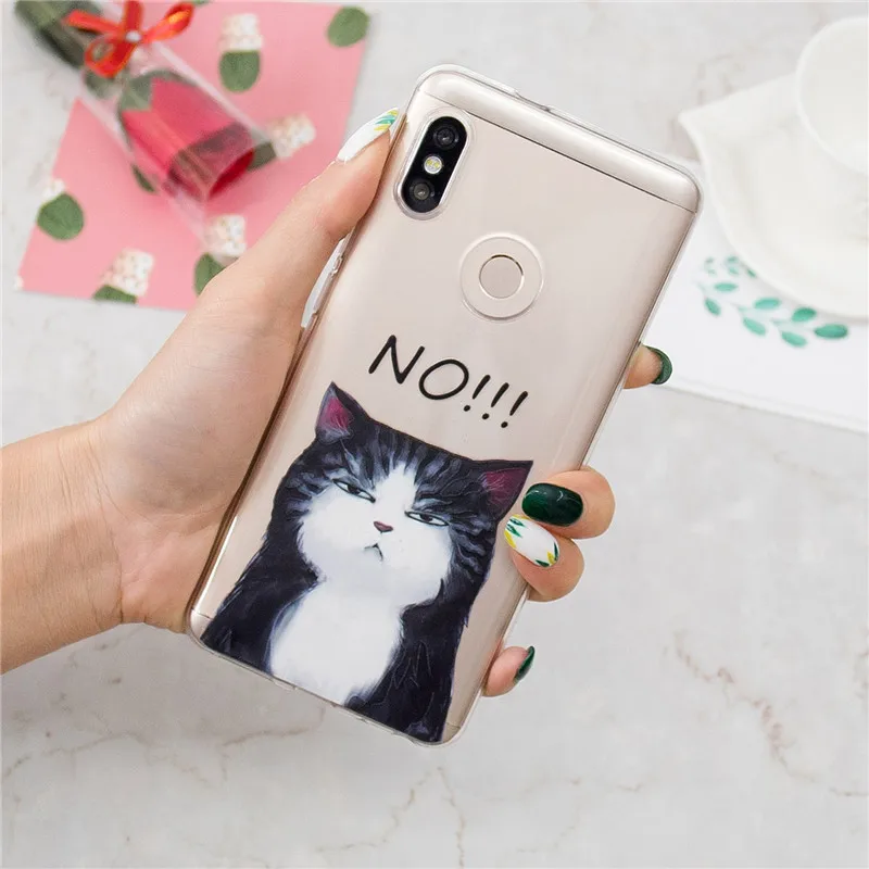 Чехол Wekays для XiaoMi RedMi Note 6 мультяшный Силиконовый ТПУ чехол 4 4X 5A Y1 5 Pro | Мобильные