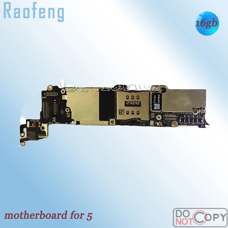 Raofeng разблокированная материнская плата для iphone 5 разобранное тестирование поодиночке материнская плата 16 Гб хорошая работа с чипами материнская плата