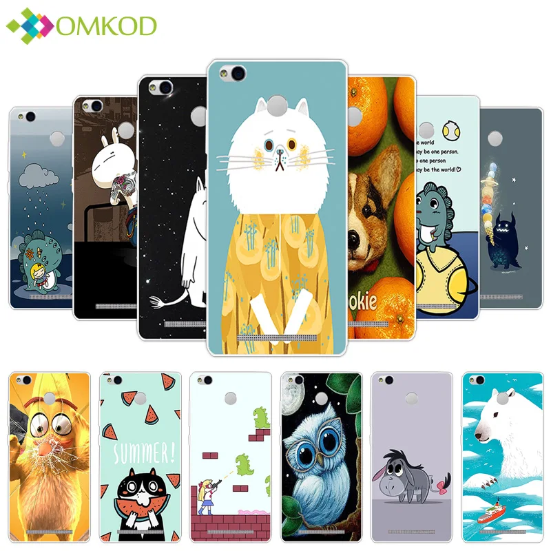 Чехол 5 0 &quotдля Xiaomi Redmi 3 Pro чехол для S прозрачный силиконовый милый в стиле хиппи