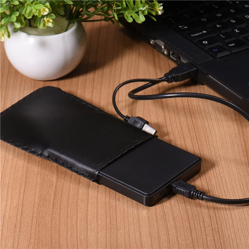 2,5 жесткий диск HDD чехол жесткий диск 2," коробка SATA 2 ТБ внешний корпус для жесткого диска мобильный жесткий диск коробка для чехол s ноутбук жестких дисков-черный