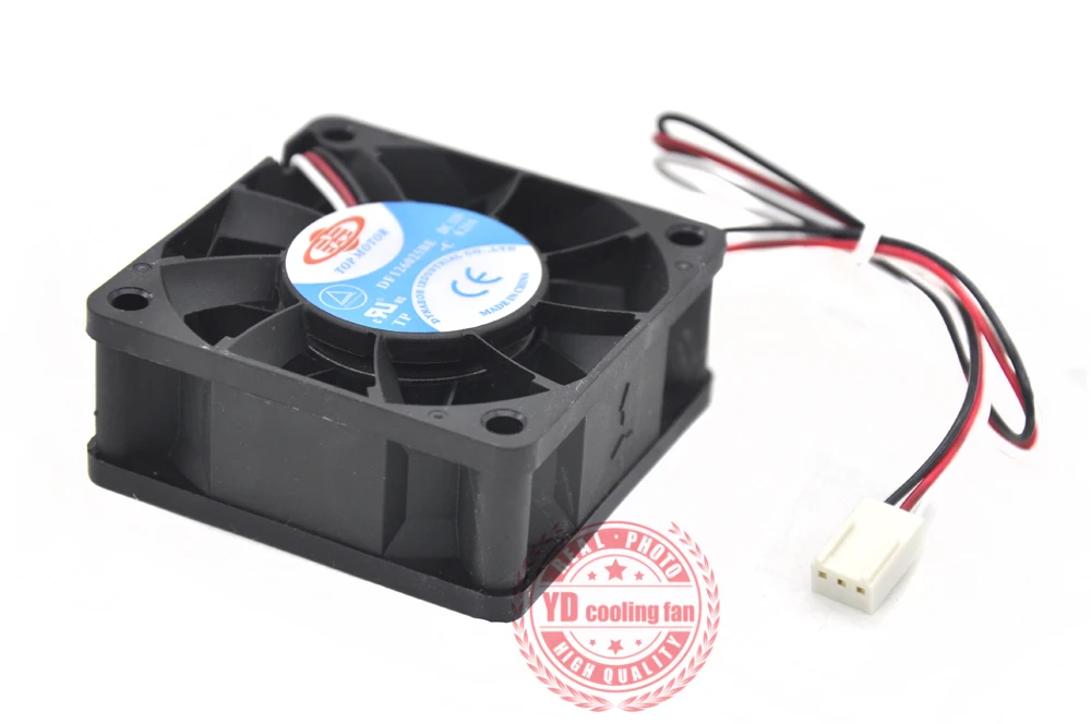 Новый хит Двигатель DF126025BE 6 см 6025 3 линии двойной шарикоподшипник 12V 0.25A Вентилятор