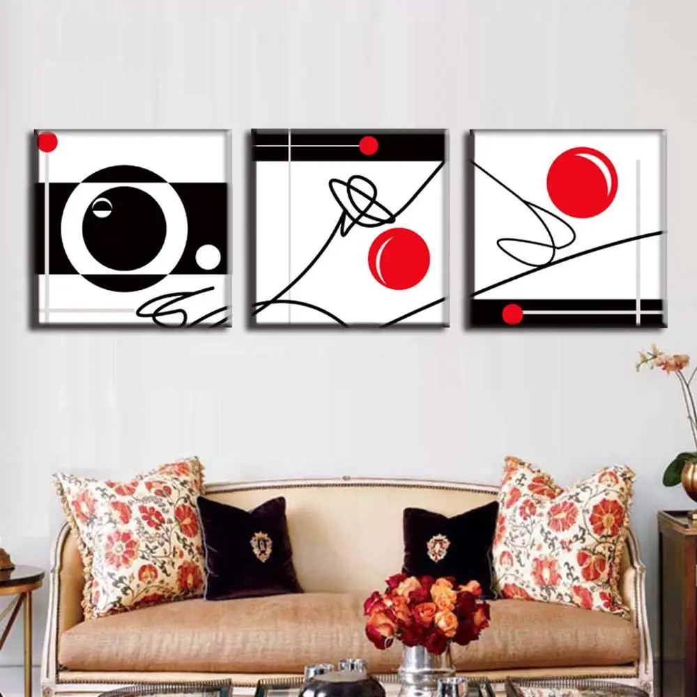 3 шт./компл. художественное полотно современные абстрактные настенные картины